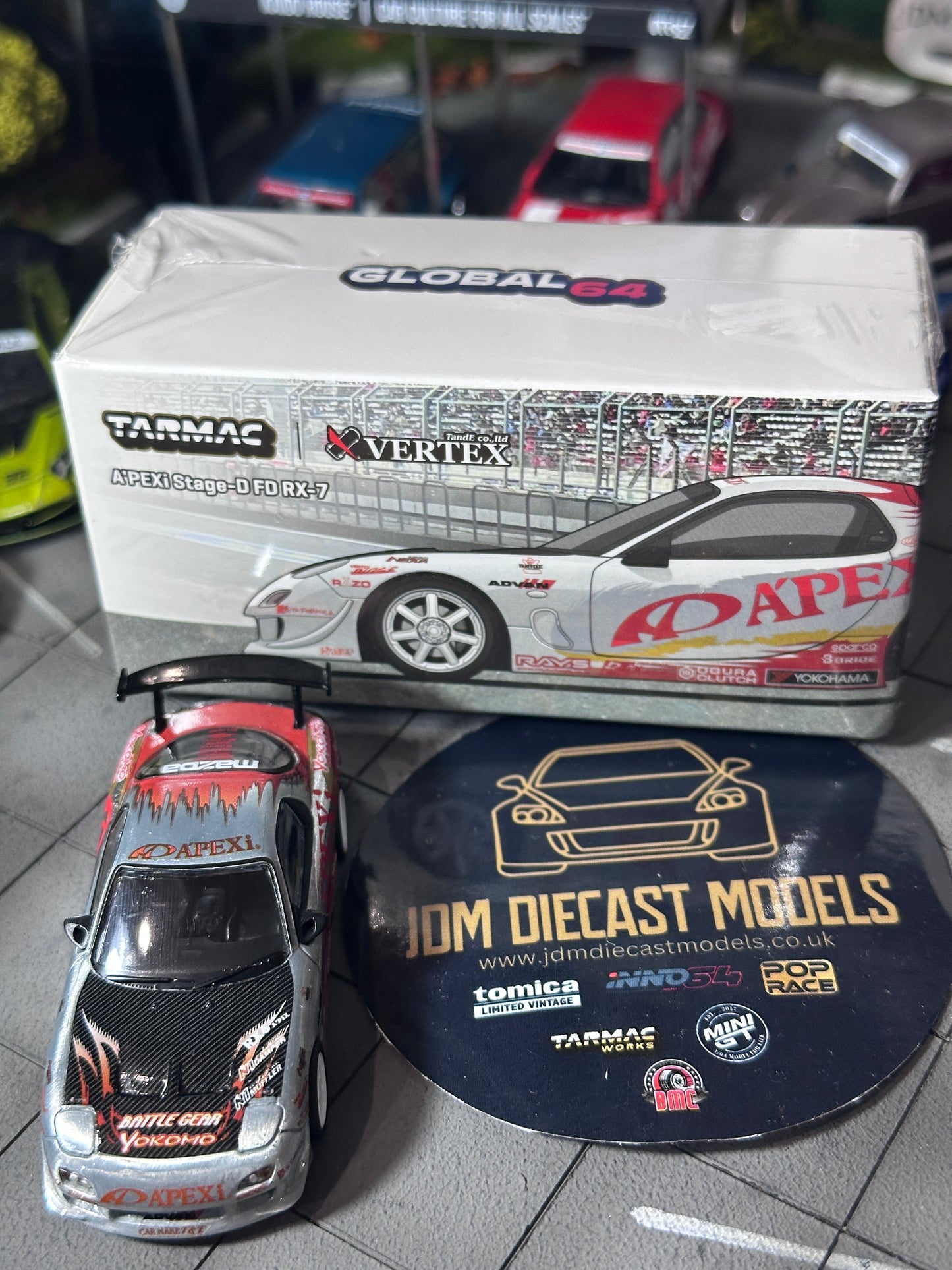[Chase] Tarmac Works A'PEXi Stage-D FD RX-7 T64G-022-AP2