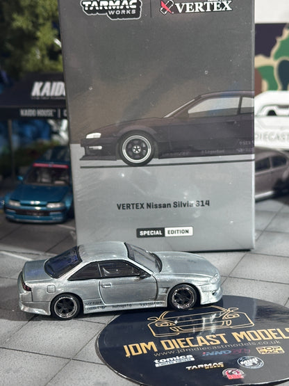 [Chase] Tarmac Works VERTEX Silvia S14 Nissan Silvia Matte Black Taiwan Exclusive Limited