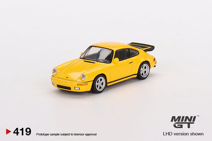 Mini GT RUF CTR 1987 Blossom Yellow MGT00419