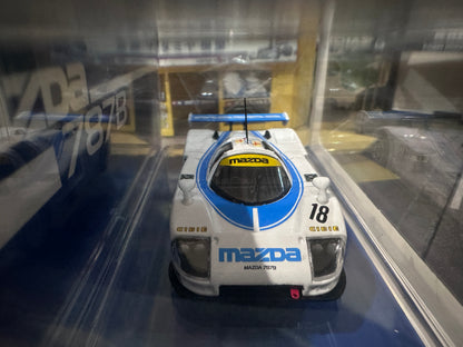 BM Creations x Tokyo Station Canada Exclusive 1/64 Mazda 787B #18 White 24H Le Mans