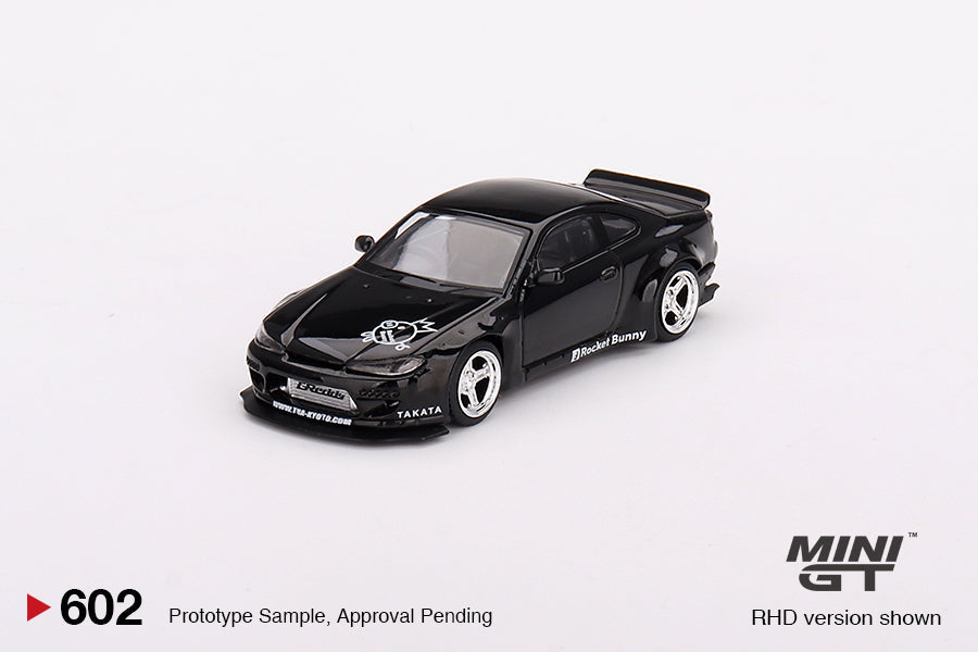 Mini GT Nissan Silvia (S15) Rocket Bunny (Black Pearl) MGT00602