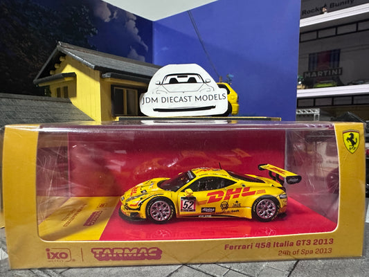 Tarmac Works Ferrari 458 Italia GT3 2013 24h of Spa 2013 L. Gorinni S.Lémeret T. Prignaud R. Brandela