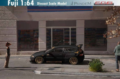 Fuji Pandem Civic EG6 Mk5 Rocket Bunny Black Stella Artois