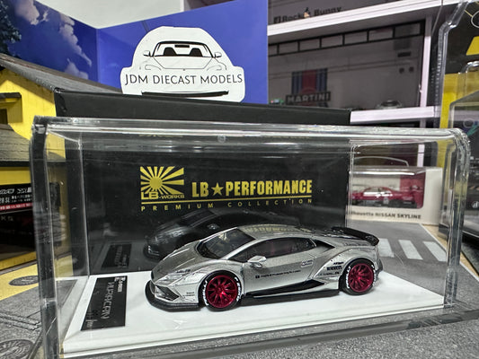 LB PERFORMANCE 1:64 LIBERTY WALK LB-WORKS Huracan LP610 Chrome Resin