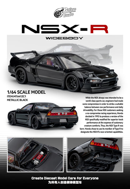 Micro Turbo Custom Honda NSX-R Wide Body Metallic Black MT6412C1