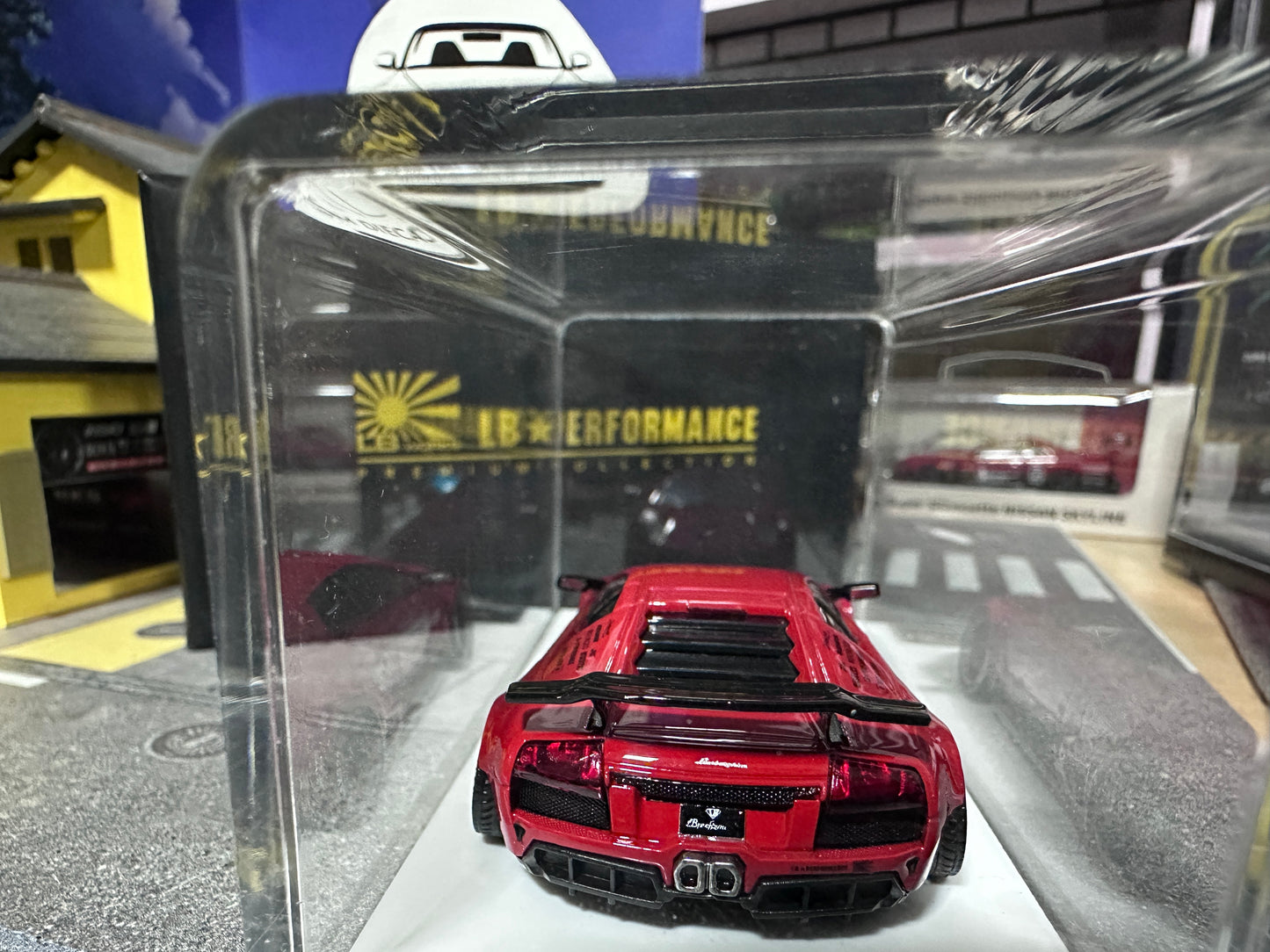 LB PERFORMANCE 1:64 LIBERTY WALK LB-WORKS Murcielago LP670 Red Resin Rare 035/999pcs