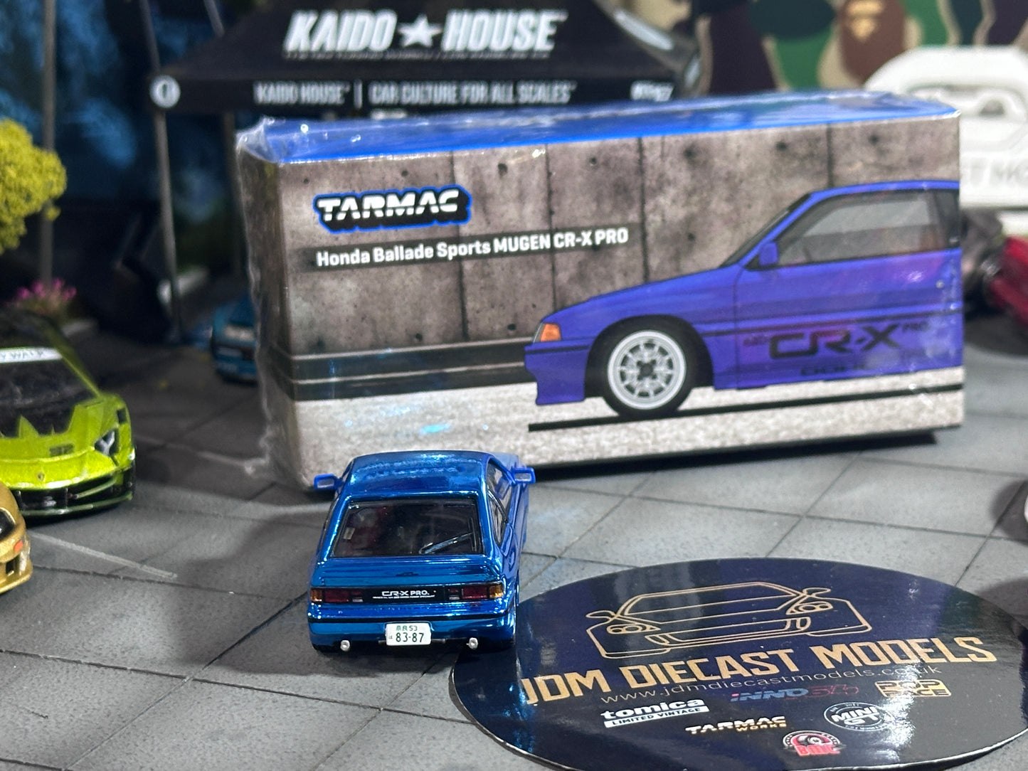 [Chrome Chase] Tarmac Works Honda Ballade Sports MUGEN CR-X PRO Blue T64G-TL058-BL