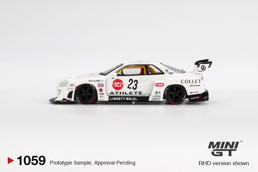 Mini GT Nissan LB-ER34 Super Silhouette ATHLETE/COLLET MGT01059