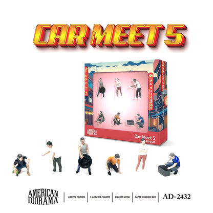 American Diorama Figure set - Car Meet AD-2432