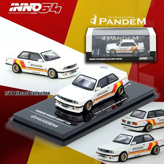 Inno64 BMW Pandem Rocket Bunny E30 Diecast Con Madrid 2026 Event Edition