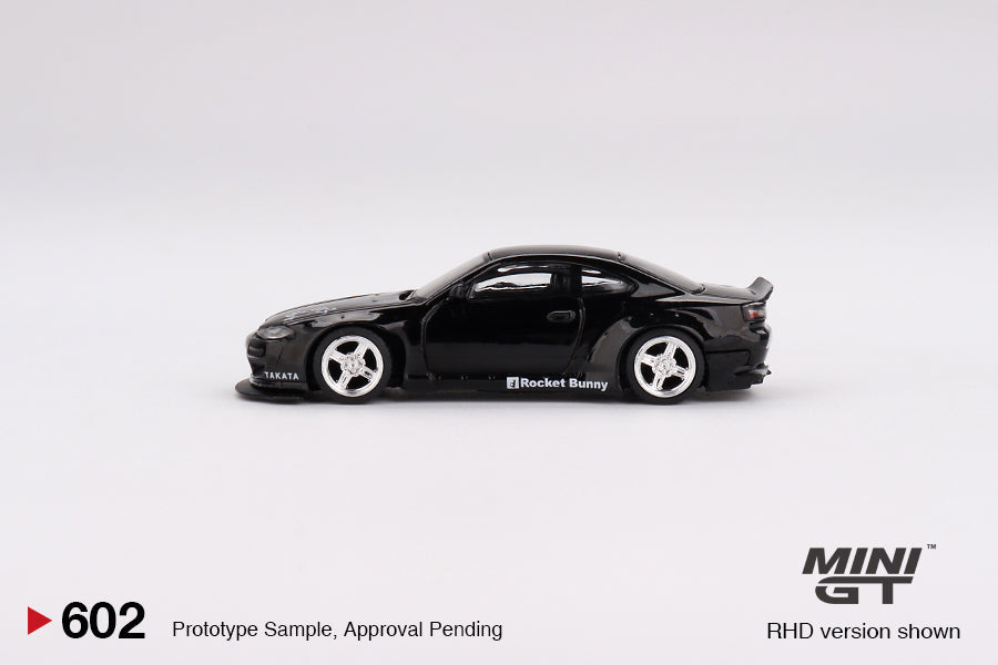 Mini GT Nissan Silvia (S15) Rocket Bunny (Black Pearl) MGT00602