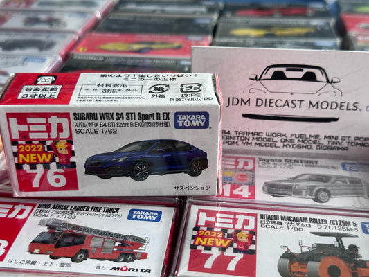 Takara Tomy Tomica No. 76 Subaru WRX S4 STI Sport R EX Special First Edition 2022 First Release