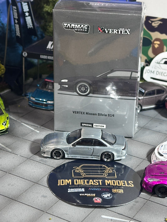 [Chase] Tarmac Works VERTEX Silvia S14 Nissan Silvia Matte Black Taiwan Exclusive Limited