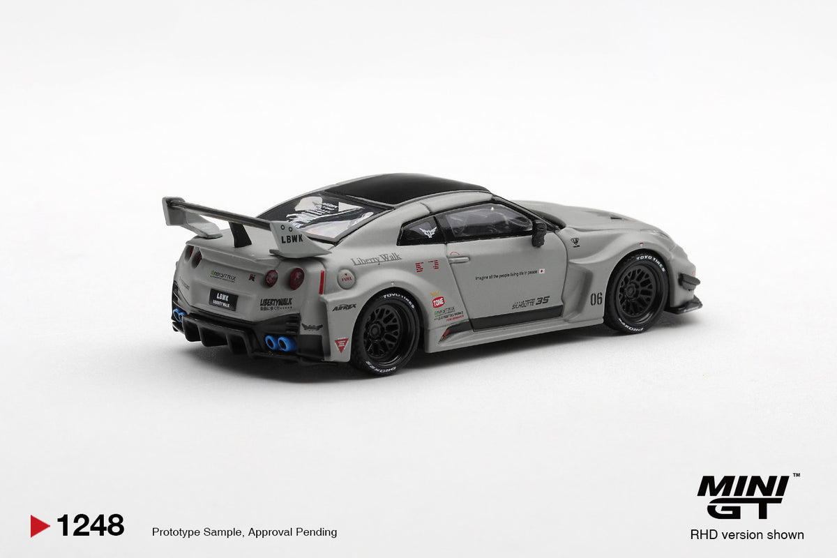 Mini GT NISSAN LB-Silhouette WORKS GT 35GT-RR Ver.1 Matt Grey MGT01248