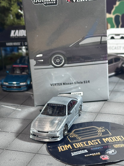 [Chase] Tarmac Works VERTEX Silvia S14 Nissan Silvia Matte Black Taiwan Exclusive Limited