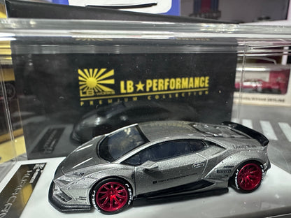 LB PERFORMANCE 1:64 LIBERTY WALK LB-WORKS Huracan LP610 Chrome Resin
