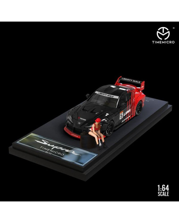 TimeMicro 1/64 Toyota Supra ADVAN with figure