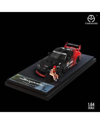TimeMicro 1/64 Toyota Supra ADVAN with figure