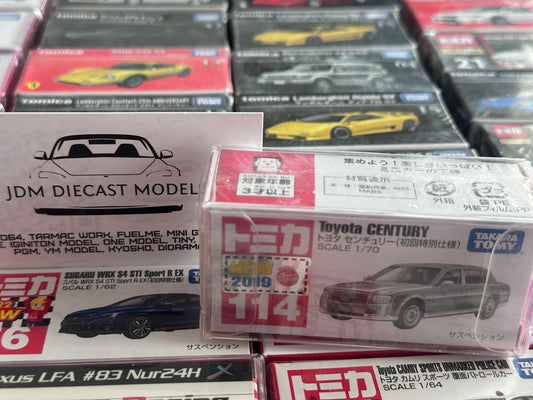 Takara Tomy Tomica No. 114 Toyota Century Special First Edition 2019 First Release
