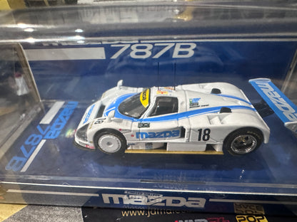 BM Creations x Tokyo Station Canada Exclusive 1/64 Mazda 787B #18 White 24H Le Mans