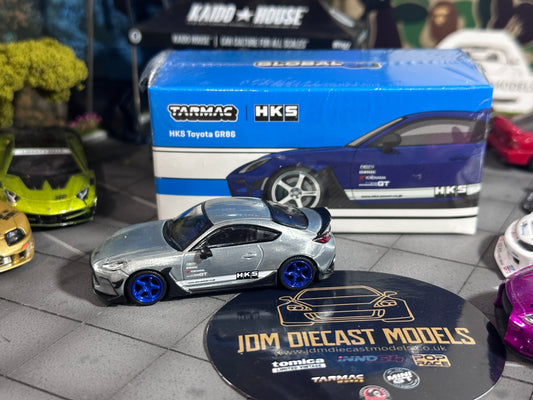 [Chase] Tarmac Works HKS Toyota GR86 (Blue Metallic) T64G-038-BL
