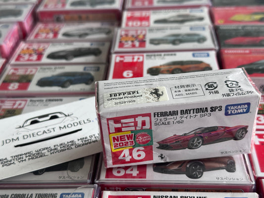 Takara Tomy Tomica No. 46 Ferrari Daytona SP3 Red 2023 First Release