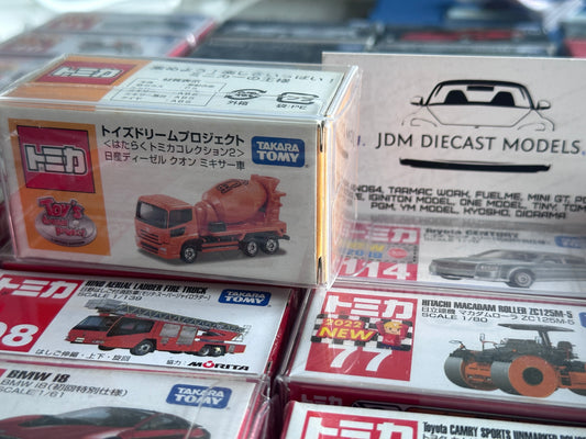 Takara Tomy Tomica Nissan Diesel Quon Mixer Truck Toys Dream Project Collection