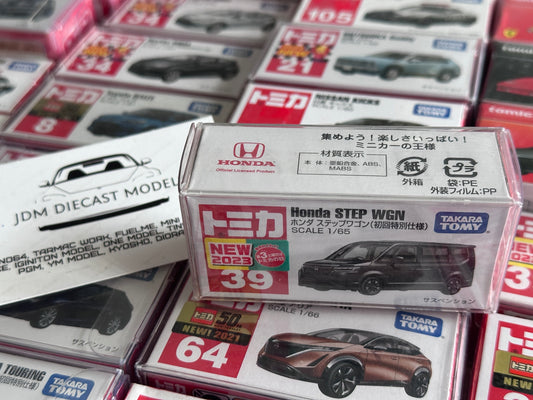 Takara Tomy Tomica No.39 Honda Step Wagon Black 2023 First Release