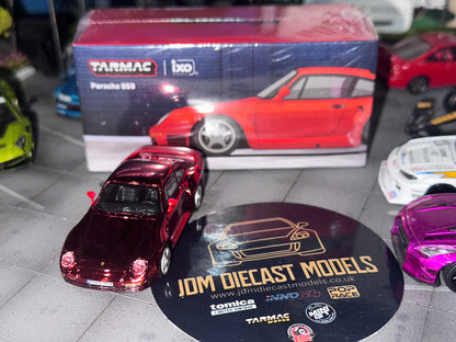 [Chrome Chase] Tarmac Works Porsche 959 (Red) T64G-068-RE