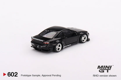 Mini GT Nissan Silvia (S15) Rocket Bunny (Black Pearl) MGT00602