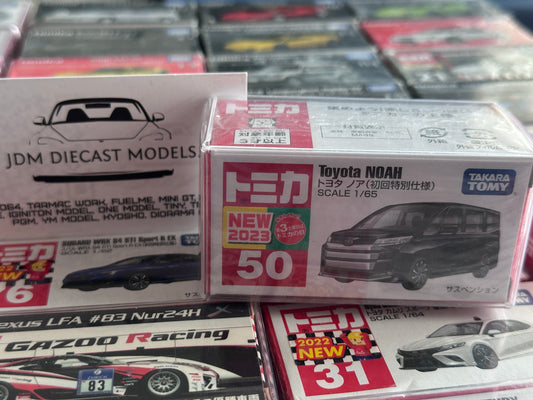 Takara Tomy Tomica No. 50 Toyota Noah Black Special First Edition 2023 First Release