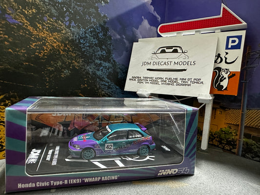 Inno64 Honda Civic Type-R EK9 Wharp Racing IN64-EK9-JDM12