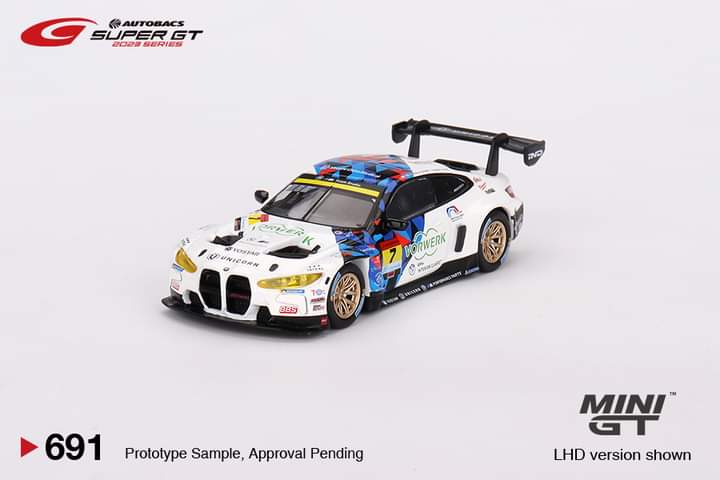 Preorder MiniGT Japan Super GT Series BMW M4 GT3 #7 "Studie BMW M4" BMW M Team Studie x CRS