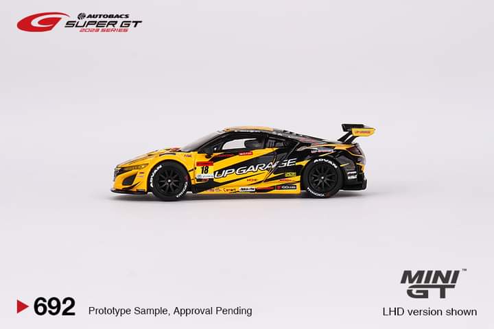 Preorder MiniGT Japan Super GT Series Honda NSX GT3 EVO22 #18 "UPGARAGE NSX GT3" TEAM UPGARAGE