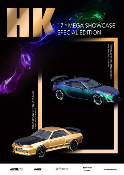 Inno64 Nissan Skyline R32 Top Secret Satin Gold Hong Kong Special (From Mega Showcase 2019)
