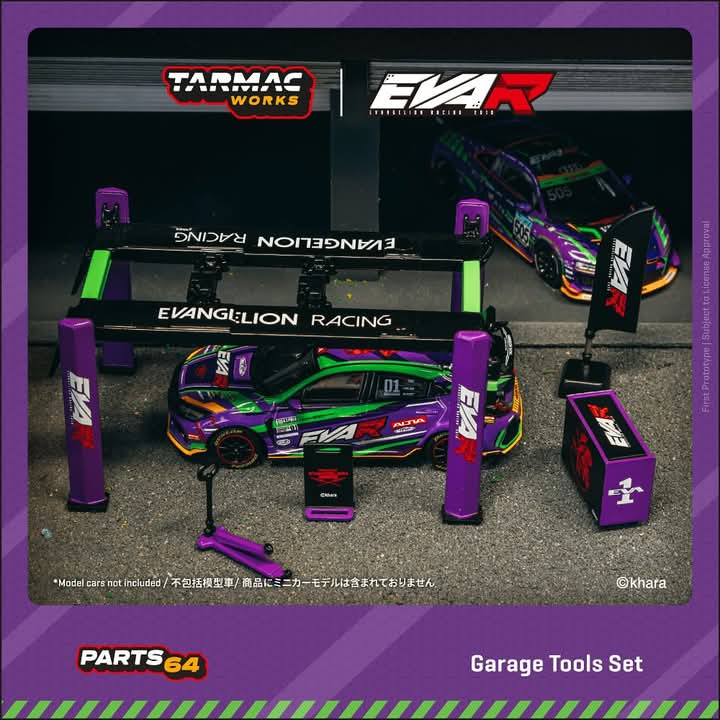 Preorder June 2025 Tarmac Works Garage tools set EVA Racing – JDM ...