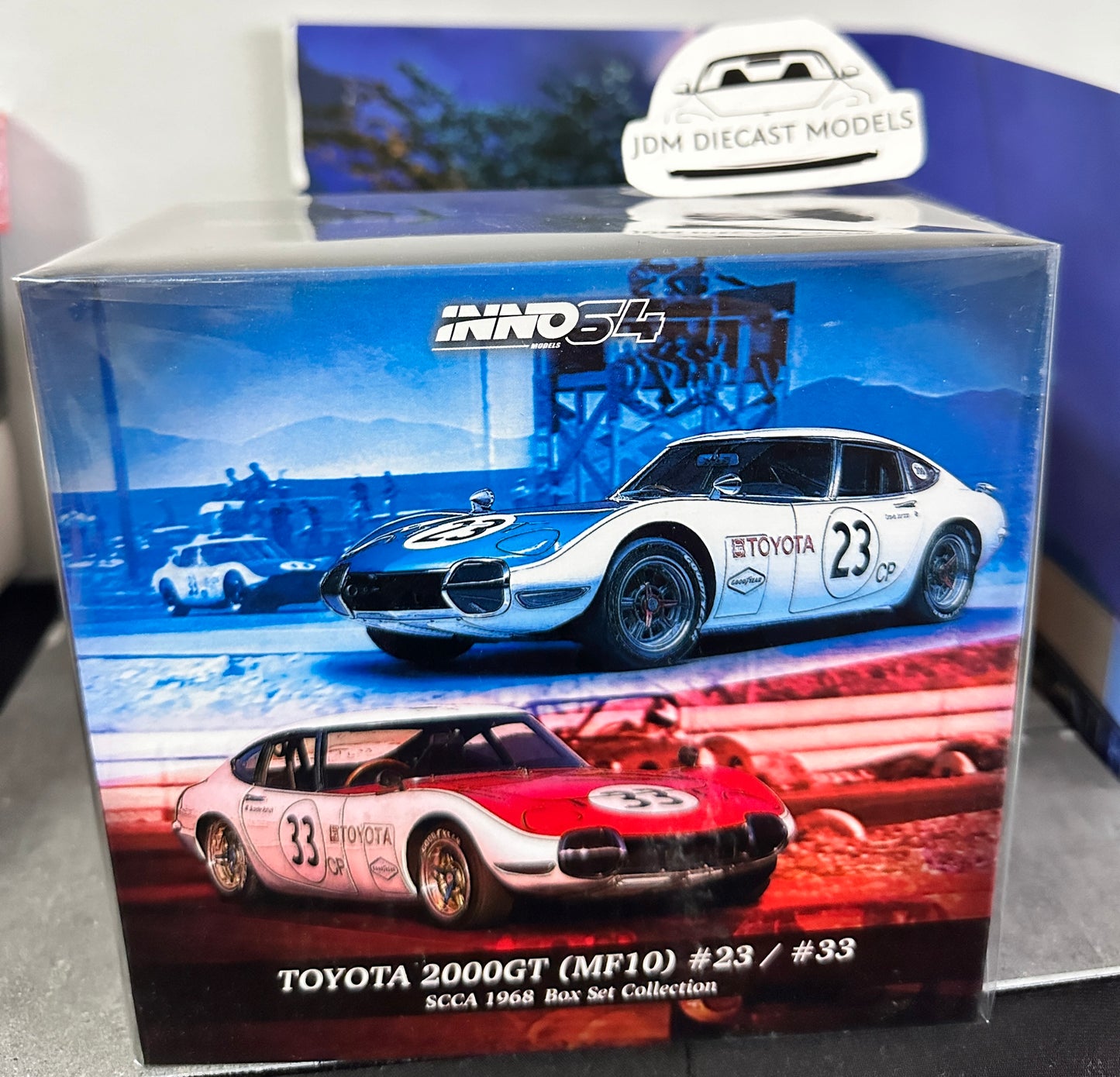 INNO64 Toyota 2000GT MF10 #23 / #33 SCCA 1968 Box Set IN64-2000GT-SCCA68-BS