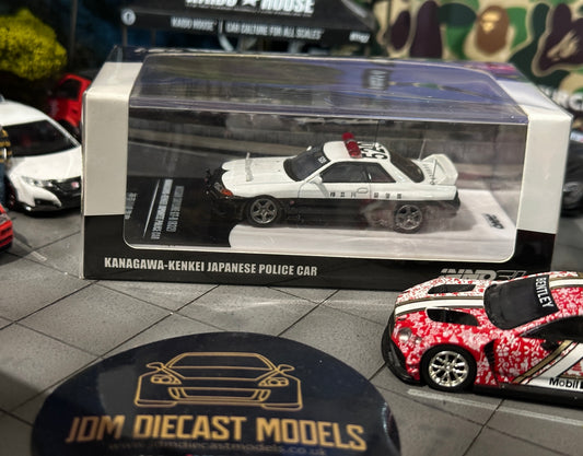 Inno64 Nissan Skyline GTR R32 Kanagawa Kenkei Japanese Police IN64-R32-JPPC