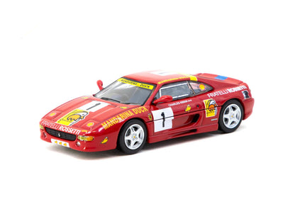 Tarmac Works Ferrari F355 Challenge Macau Super Car Race 1994 Winner #01 Charles Kwan T64-083-94MGP01