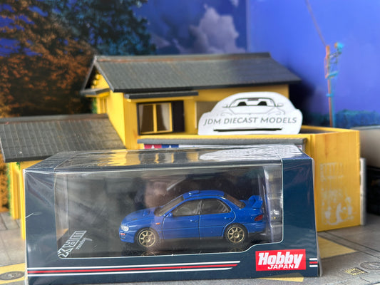 HobbyJapan Subaru Impreza WRX GC8 1992 w/ Engine Sport Blue
