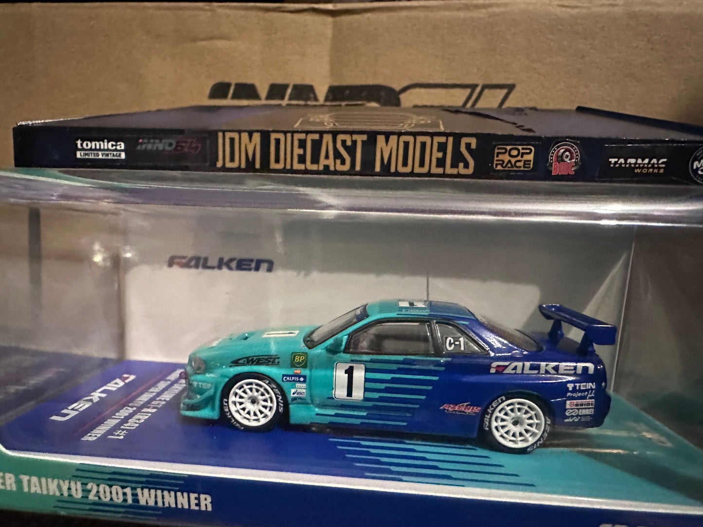 Inno64 Nissan Skyline GT-R (R34) #1 "Falken" Super Taikyu 2001 Winner IN64-R34RA-FAL