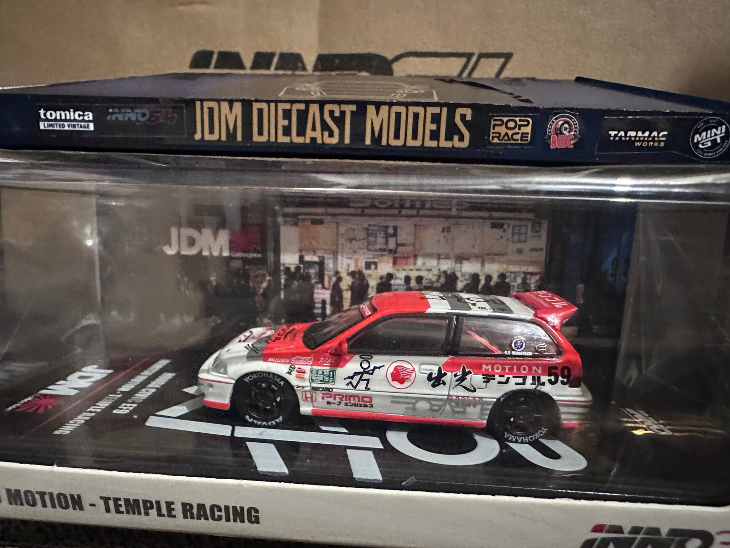 Inno64 Honda Civic EF9 Idemitsu Motion Temple Racing JDM05 IN64-EF9-JDM05