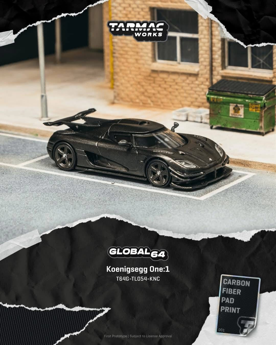 Tarmac Works Koenigsegg One:1 KNC  T64G-TL054-KNC