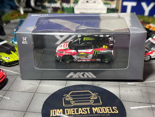 HKM Toyota Pandem Yaris White Sunoco Monster #87