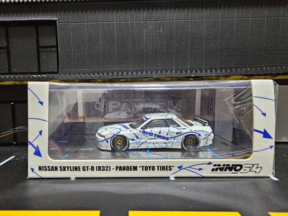 Inno64 Nissan Skyline GT-R (R32) - Pandem "Toyo Tires" IN64-R32P-TT