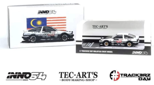 Inno64 Toyota Sprinter Trueno Corolla AE86 Tuned By Tec Art's Malaysia Trackerz Day Event Exclusive