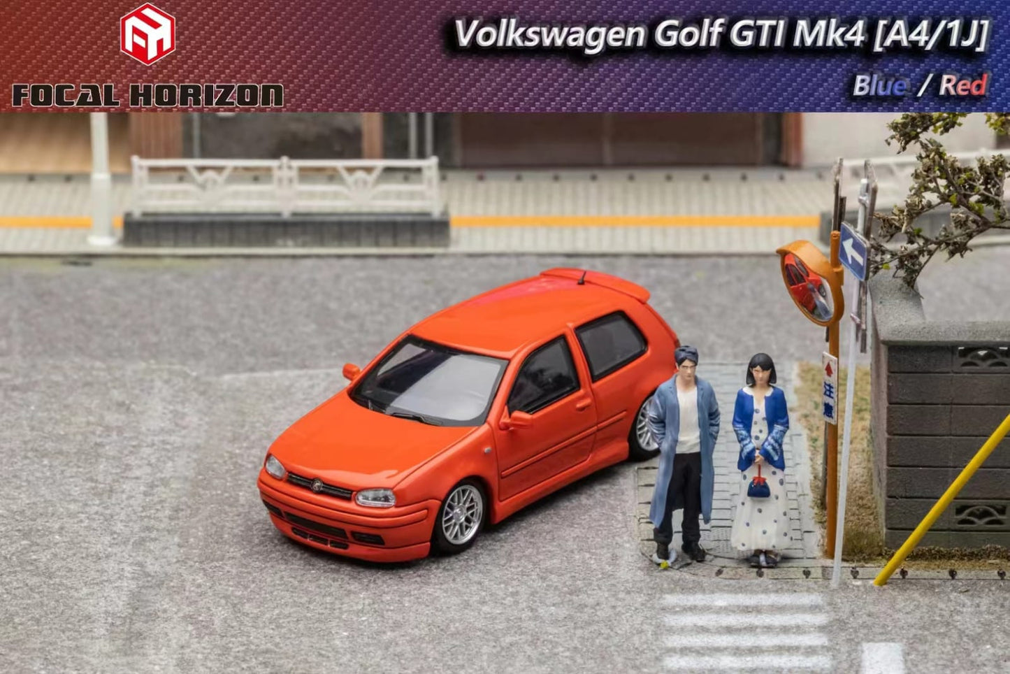 Preorder Focal Horizon VW Golf GTI Mk4Blue / Orange-Red"