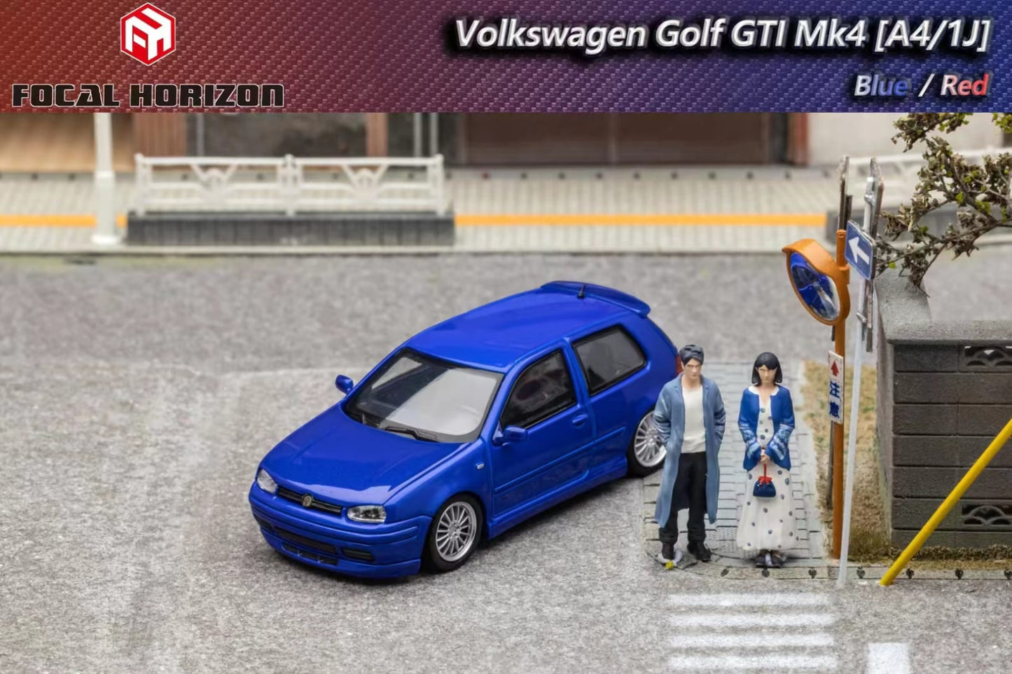 Preorder Focal Horizon VW Golf GTI Mk4Blue / Orange-Red"