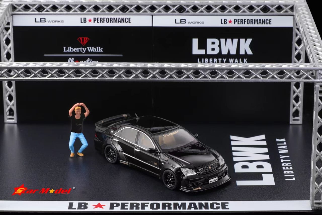Star Model Liberty Walk Crown Mk12 LB nation Presentation Black – JDM ...