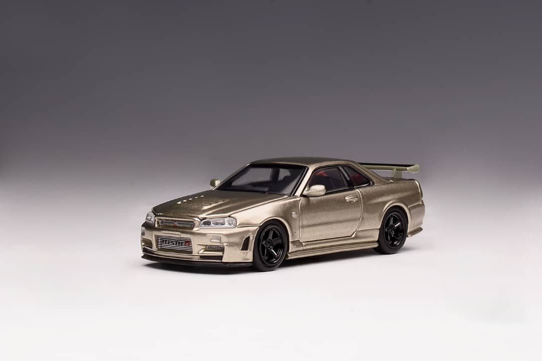 Preorder Nissan Skyline GT-R R34 Z-tune with Open Hood and Engine Details